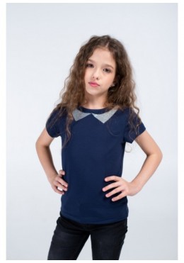 Vidoli синяя футболка для девочки 20915